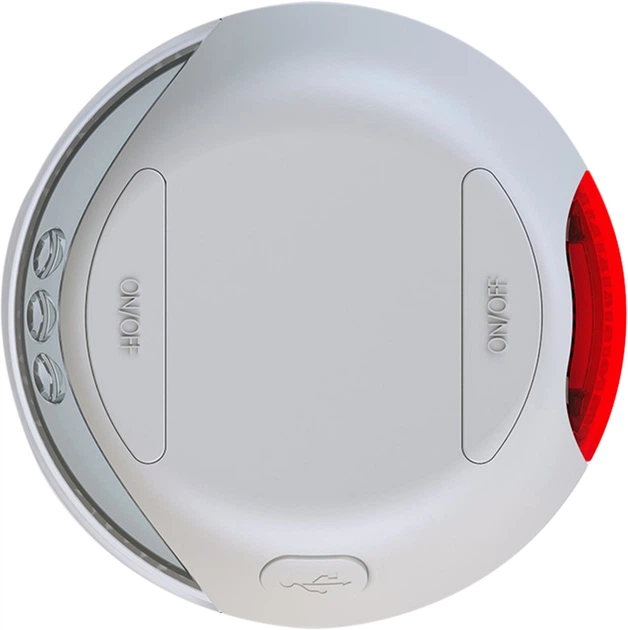 Latarka LED Flexi z akumulatorem i ładowarką USB Jasnoszary 04420 (4000498044209) - obraz 1