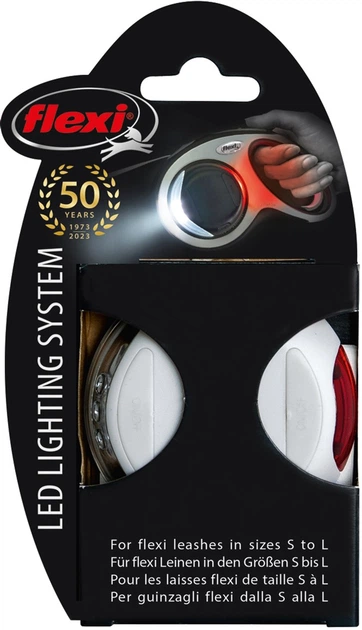 Latarka LED Flexi z akumulatorem i ładowarką USB Jasnoszary 04420 (4000498044209) - obraz 2