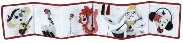 Książeczka-bok Tiny Love Tiny Rockers Dwustronna z interaktywnymi elementami (3333160191) - obraz 3