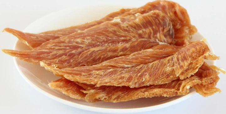 Ласощі для собак Wanpy Chicken Jerky в'ялене куряче м'ясо 454 г (6927749810322) - зображення 2