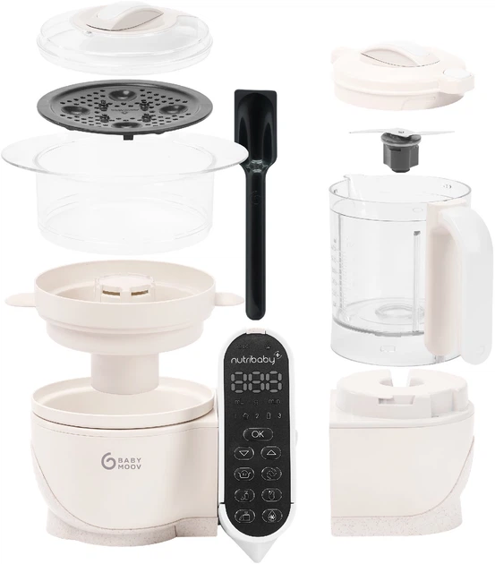 Блендер-пароварка Babymoov Nutribaby + Beige (A001135) - зображення 2