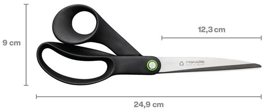 Nożyczki uniwersalne Fiskars ReNew 25 cm (1074546) (6424002019381) - obraz 4