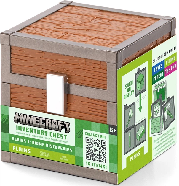 Gadżet z gry Noble MINECRAFT Loot Chest Równiny 10 cm NN3495 (849421009779) - obraz 1