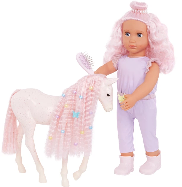 Лялька Our Generation Елара Люміна з лошам та аксесуарами 46 см BD31493Z (062243482524) - зображення 5
