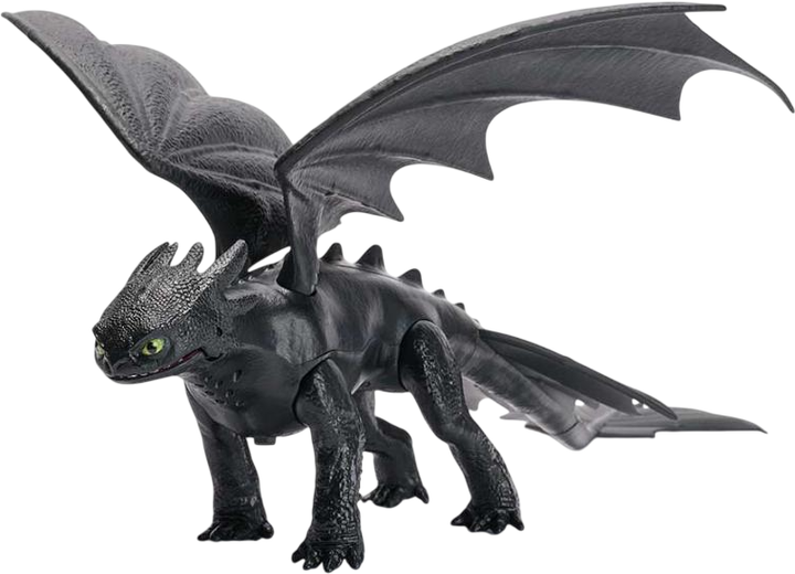 Smok zabawkowy Dragons Jak wytresować smoka Bezzębny z efektami dźwiękowymi SM66662/9580 (681147059580) - obraz 1