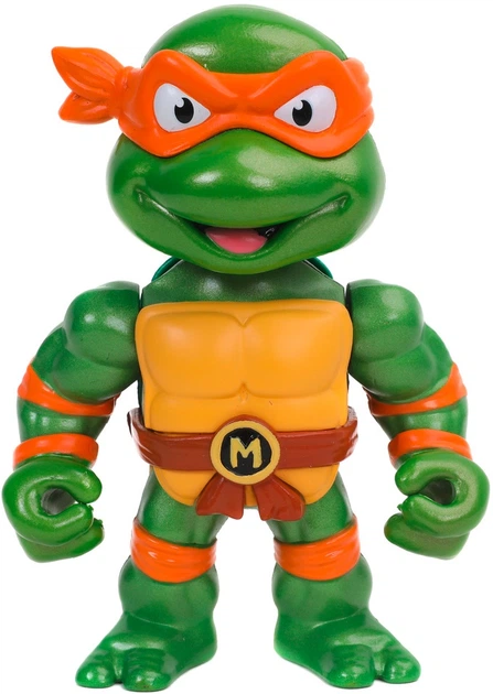 Figurka metalowa Jada Wojownicze Żółwie Ninja 4 Michelangelo 10 cm 253283002 (4006333071188) - obraz 3