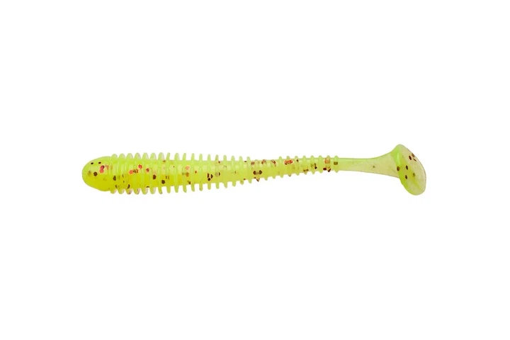 Силикон Keitech Swing Impact 3.5"/ 8шт, цвет: pal#01 chartreuseredflake (4305520901) - Фото 1 Силикон Keitech Swing Impact 3.5"/ 8шт, цвет: pal#01 chartreuseredflake (4305520901) - изображение 1