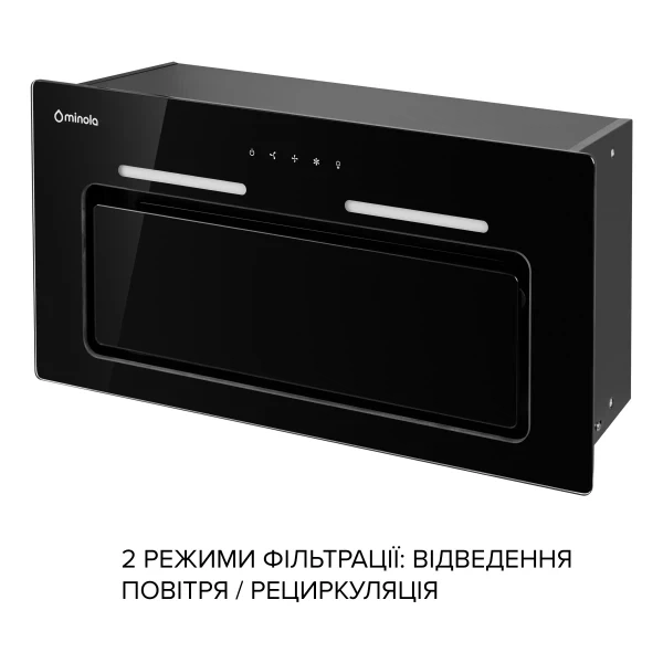 Вытяжка Minola hbi 6473 bl glass 800 led Line - изображение 9