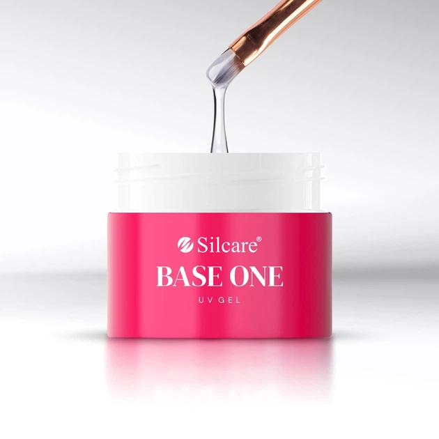 Гель для нарощування нігтів Silcare Base One French White Opal 50 г (5902560567205) - зображення 3