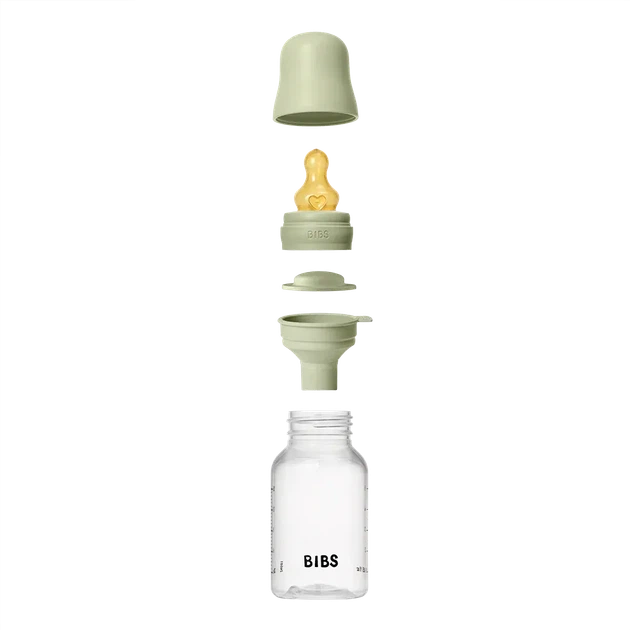 Набір дитячих пляшечок BIBS Sage Grow and Flow Round Latex 150 мл/270 мл - Фото 3 Набір дитячих пляшечок BIBS Sage Grow and Flow Round Latex 150 мл/270 мл - изображение 3