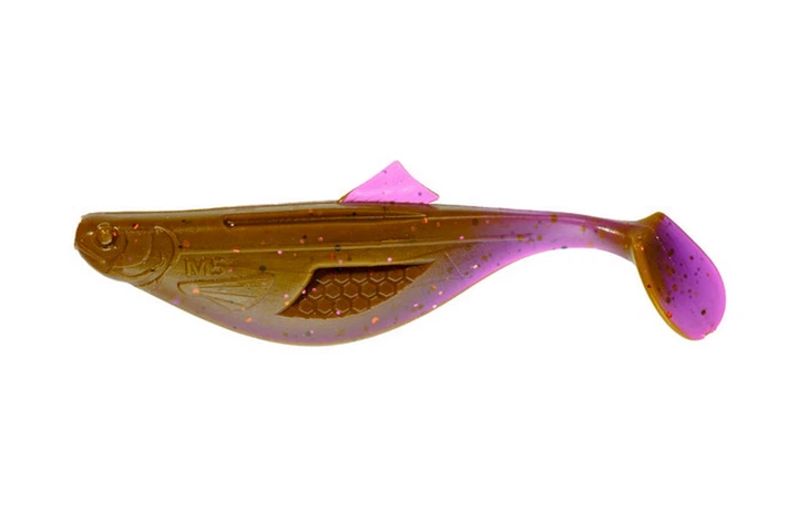 Силикон M5 Craft Baby Bream 4" (3шт/уп), цвет: 044 Lox Dark (4329012004) - Фото 1 Силикон M5 Craft Baby Bream 4" (3шт/уп), цвет: 044 Lox Dark (4329012004) - изображение 1