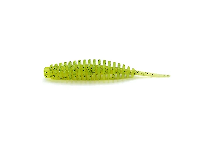 Силикон FishUP Tanta 2.5"/ 8шт, цвет: 055 Chartreuse/Black (4307503055) - Фото 1 Силикон FishUP Tanta 2.5"/ 8шт, цвет: 055 Chartreuse/Black (4307503055) - изображение 1