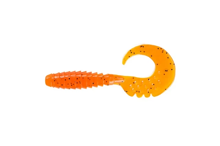 Силікон FishUP Fancy Grub 2.5"/ 10шт, колір: 049 Orange Pumpkin/Black (4307506049) - Фото 1 Силікон FishUP Fancy Grub 2.5"/ 10шт, колір: 049 Orange Pumpkin/Black (4307506049) - зображення 1