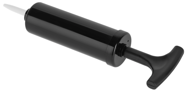 Фітнес м'яч Rebel Active з ручним насосом 75 см Блакитний (5901890099196) - зображення 3