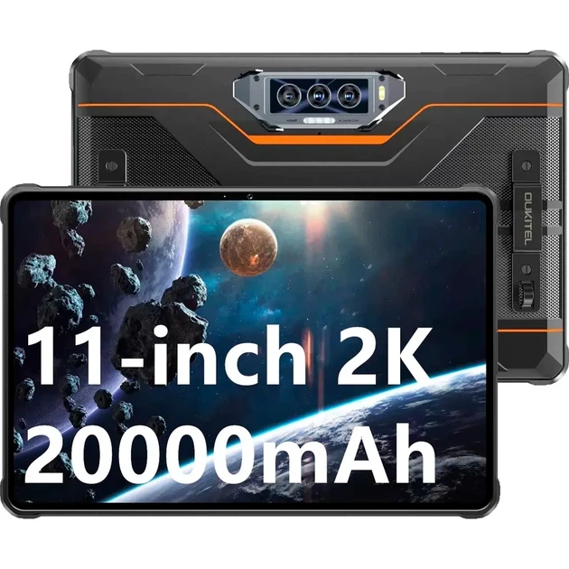 Планшет Oukitel Pad RT8 6/256Gb 4G Orange Global version - Фото 3 Планшет Oukitel Pad RT8 6/256Gb 4G Orange Global version - изображение 3