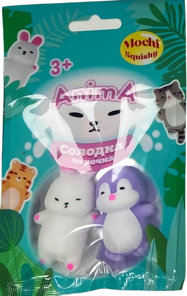 Набір іграшок-антистрес Monster Gum mochi squishy Солодка парочка