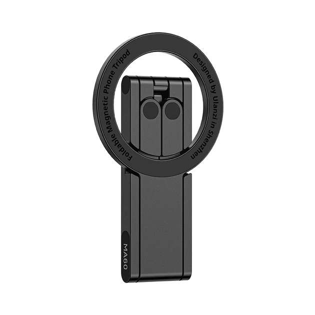 Магнітний штатив Ulanzi MA60 для телефону з MagSafe Black (р.59 × 99 × 8 мм) - Фото 1 Магнітний штатив Ulanzi MA60 для телефону з MagSafe Black (р.59 × 99 × 8 мм) - изображение 1