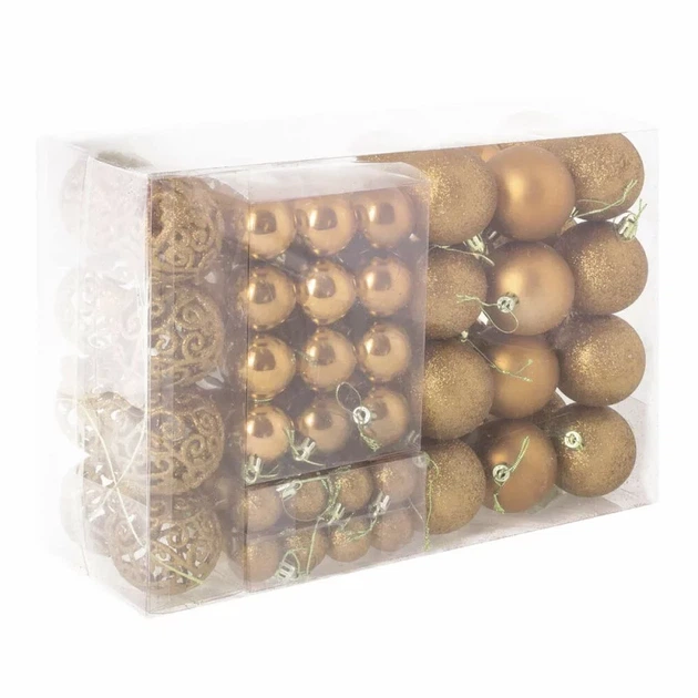 Zestaw bombek Springos CA0019 6/4/3 cm 101 szt. (5903021939265) - obraz 8