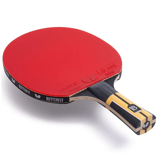 Ракетка для настільного тенісу Butterfly Timo Boll Force FL, чорно-червона - изображение 3