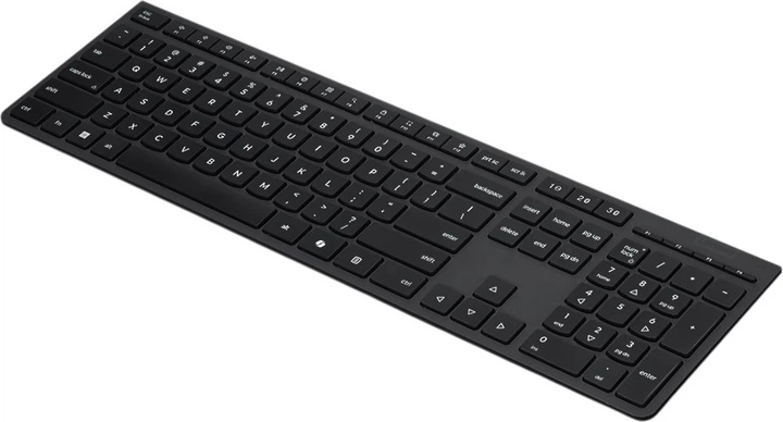 Klawiatura bezprzewodowa Lenovo Professional Wireless Rechargeable Keyboard Grey (4Y41R64543) - obraz 2