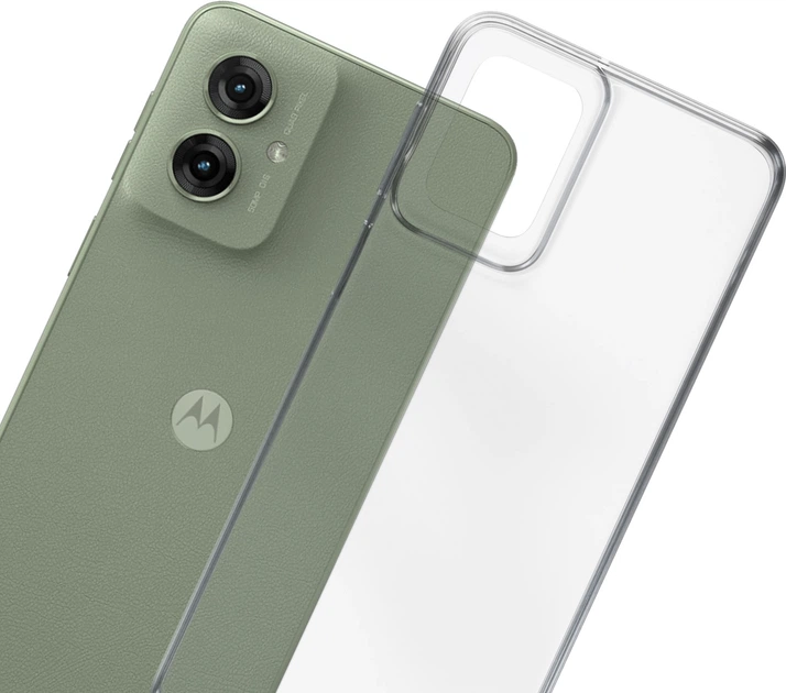 Etui plecki 3MK Clear Case na Motorola Moto G55 5G Transparent (5903108608893) - obraz 3