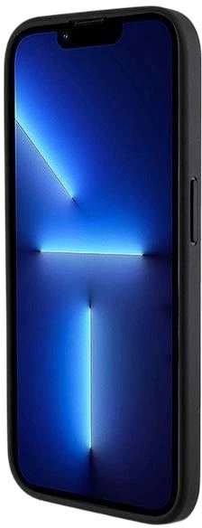 Etui DKNY Leather Checkered Mono Pattern MagSafe do Apple iPhone 15 Pro Black (3666339259853) - obraz 7