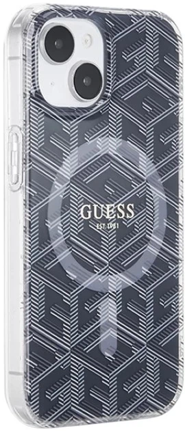 Панель Guess IML GCube MagSafe для Apple iPhone 15 Plus/14 Plus Black (3666339221850) - зображення 4