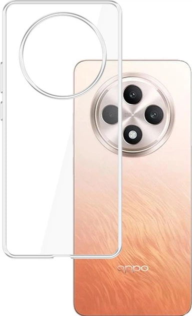 Etui plecki 3MK Clear Case na Oppo Reno 12 F Transparent (5903108582988) - obraz 2
