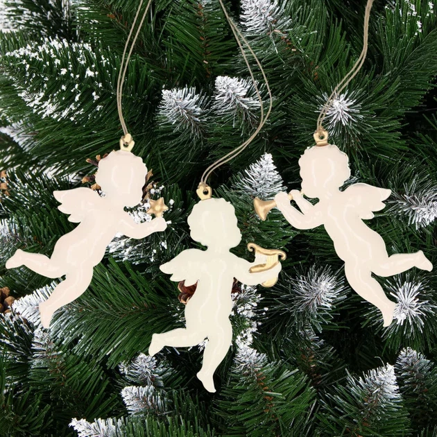Ozdoby Świąteczne „Aniołki” Springos CA0757 3 szt. (5907719423647) - obraz 10