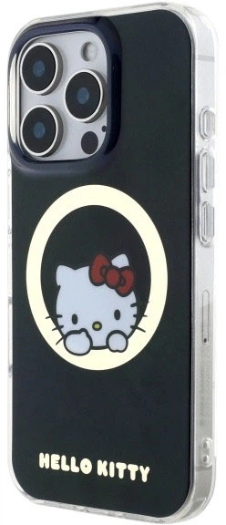 Etui plecki Hello Kitty IML Sweet Kitty Magsafe do Apple iPhone 16 Pro Black (HKHMP16LHSWKK) - obraz 2