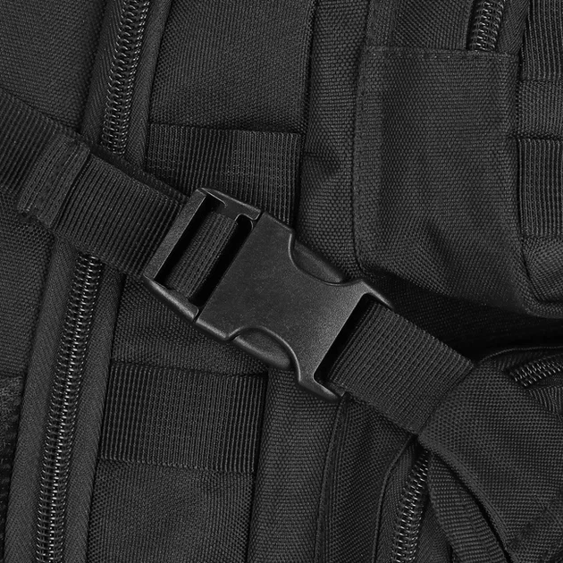 Plecak wojskowy Springos CS0096 turystyczny czarny (5907719469591) - obraz 9