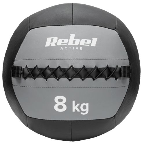 М'яч медичний для вправ Rebel Active RBA-3107-8 8 кг (5901890099455) - зображення 1