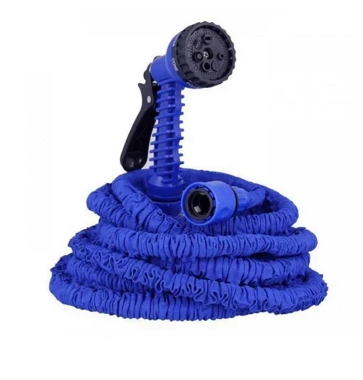 Шланг поливочный растяжной Magic Hose 22.5 м + распылитель 7 положений Magic Hose Blue - изображение 4
