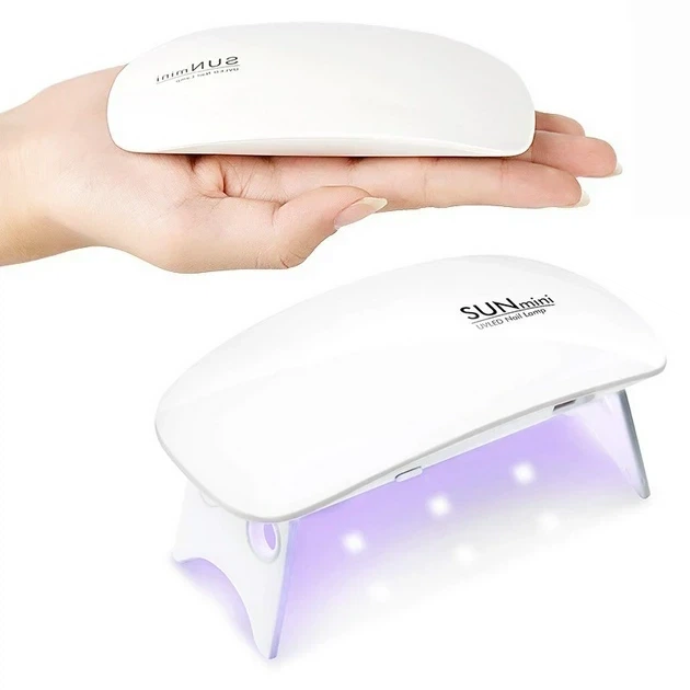 Мінілампа для сушіння гель-лаку Sun mini 6W USB для манікюру - Фото 2 Мінілампа для сушіння гель-лаку Sun mini 6W USB для манікюру - зображення 2