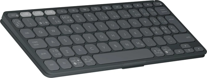 Klawiatura bezprzewodowa Logitech Keys-To-Go 2 Nordic Bluetooth Graphite (920-012979) - obraz 3