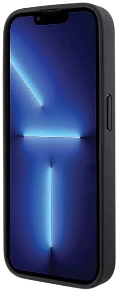 Etui DKNY Leather Printed Pattern Metal Logo MagSafe do Apple iPhone 15 Pro Black (3666339262235) - obraz 7