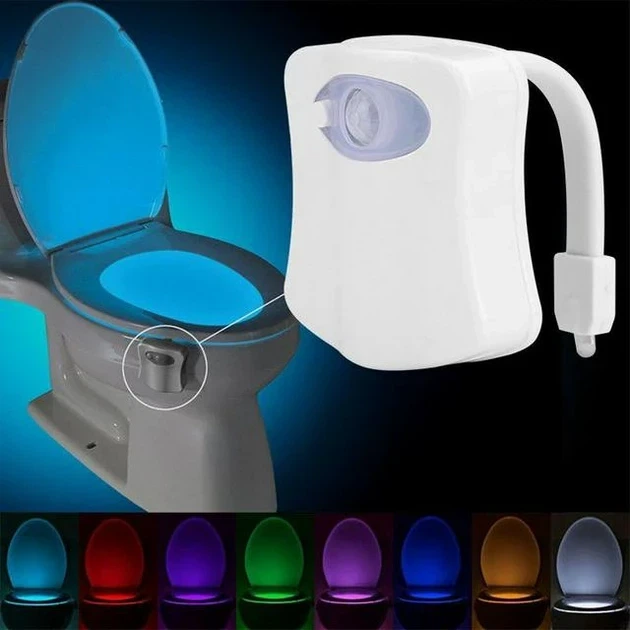 Светодиодная LED подсветка Light Bowl для унитаза с датчиком движения - изображение 2