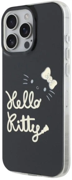 Etui plecki Hello Kitty IML Golden Diva MagSafe do Apple iPhone 16 Pro Max Black (HKHMP16XHGDIK) - obraz 1