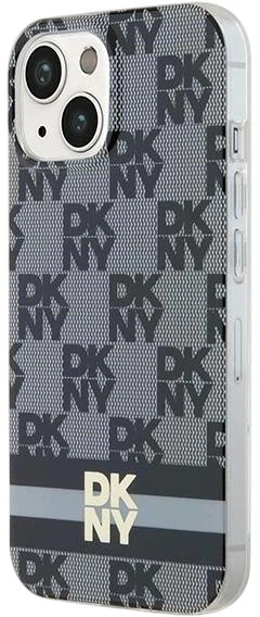 Панель DKNY IML Checkered Mono Pattern & Printed Stripes MagSafe для Apple iPhone 15 Plus / 14 Plus Black (3666339269364) - зображення 2