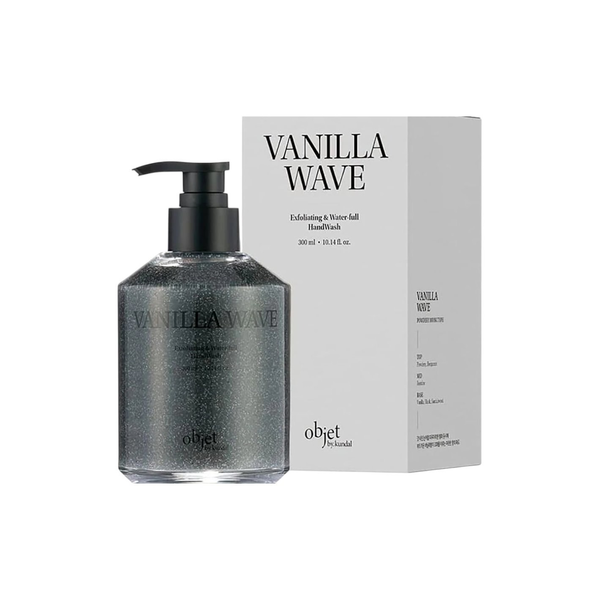 Парфюмированное мыло-эксфолиант KUNDAL Objet by Kundal Exfoliating&Waterfull Hand Wash Vanilla Wave для рук 300 мл - Фото 1 Парфюмированное мыло-эксфолиант KUNDAL Objet by Kundal Exfoliating&Waterfull Hand Wash Vanilla Wave для рук 300 мл - изображение 1