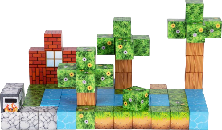 Klocki magnetyczne ModernHome by Multistore 88 elementów HC737473 (5905817008414) - obraz 2