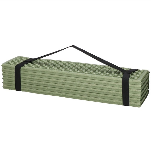 Mata piankowa do siedzenia Springos PM0010 182 x 60 cm zielona (5907719478876) - obraz 2