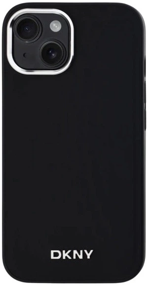 Панель DKNY Plain Logo MagSafe для Apple iPhone 15 Plus Black (3666339260125) - зображення 3