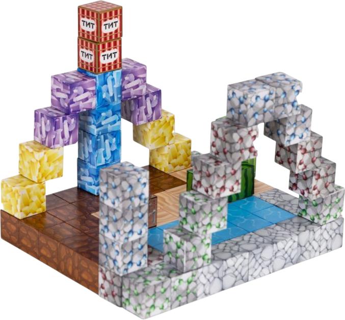 Klocki magnetyczne ModernHome by Multistore 88 elementów HC740656 (5905817008360) - obraz 3