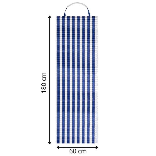 Mata na plażę Springos PM0020 180 x 60 cm biało-granatowa (5907719497907) - obraz 5