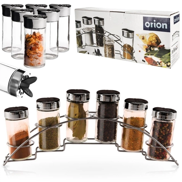 Zestaw pojemników na przyprawy  Orion ze stojaczkiem 7 szt (8592381146702) - obraz 3