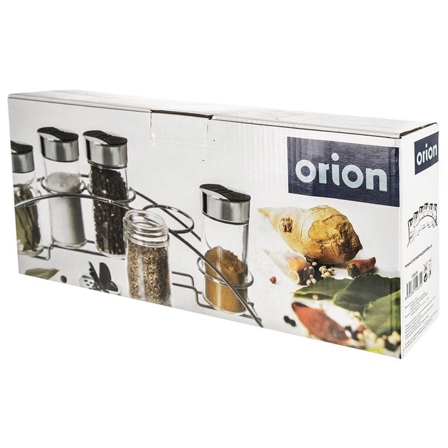 Zestaw pojemników na przyprawy  Orion ze stojaczkiem 7 szt (8592381146702) - obraz 10