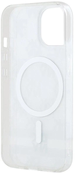 Etui DKNY IML Checkered Mono Pattern & Printed Stripes MagSafe do Apple iPhone 15 / 14 / 13 Beige (3666339269494) - obraz 6