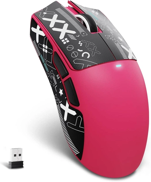 Ігрова бездротова миша Attack Shark X11SE 2025 Pink 2.4G/Bluetooth