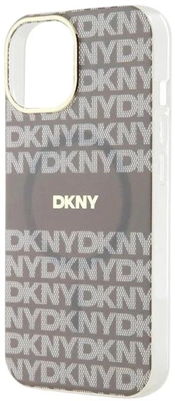 Etui DKNY IML Mono & Stripe MagSafe do Apple iPhone 15 / 14 / 13 Beige (3666339267957) - obraz 5